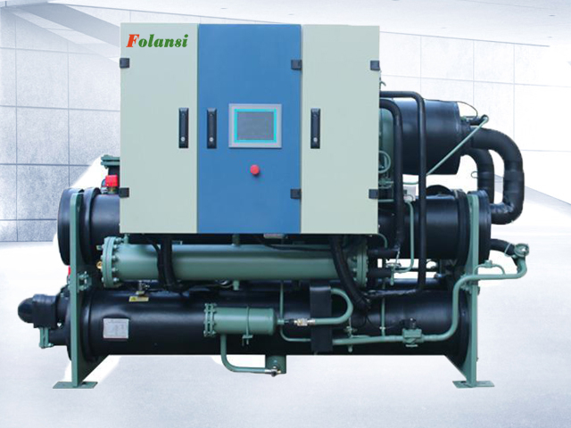 Folansi Screw Water Source Heat Pump - Cooling And Heating Central Air Conditioning Unit