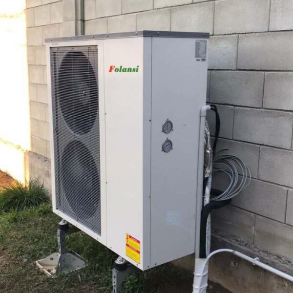 install Split DC inverter heat pump project in Bulgaria