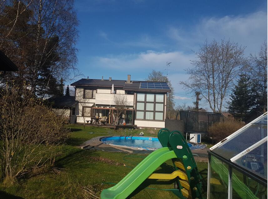 Install Swimming pool heat pump project in finland